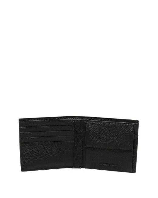 Emporio Armani Black Debossed-logo Wallet for men