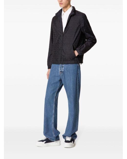 Valentino Black Jacket With Logo for men