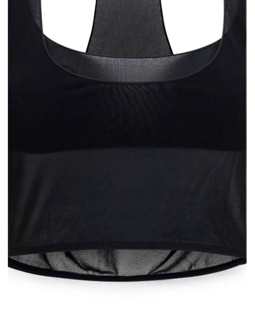 Gucci Black Bralette Top