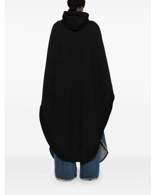 Balenciaga Black Oversized Cotton Sweatshirt