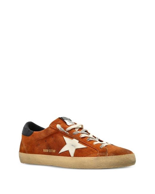Golden Goose Deluxe Brand Brown Super-Star Leather Sneakers for men