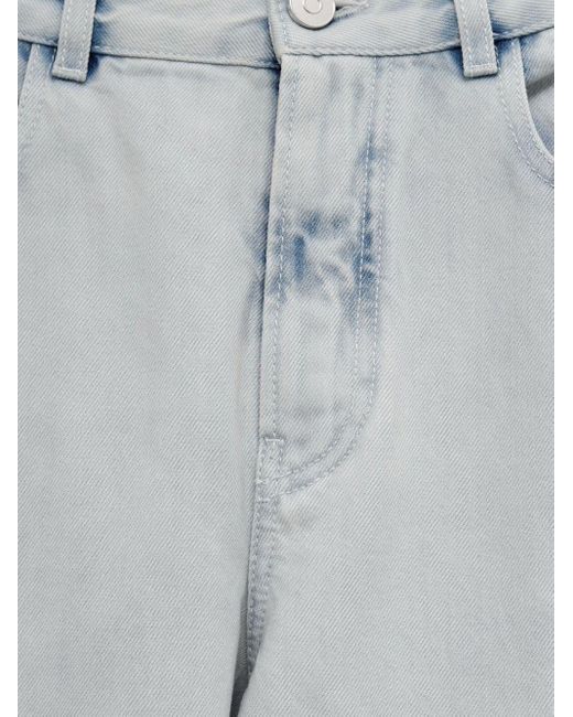 Alaïa White Low Round Denim Jeans