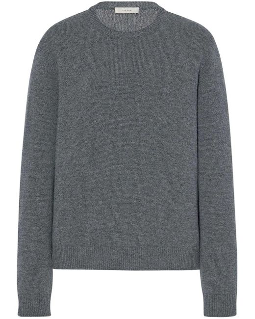 The Row Gray Jayad Sweater In Cashmere