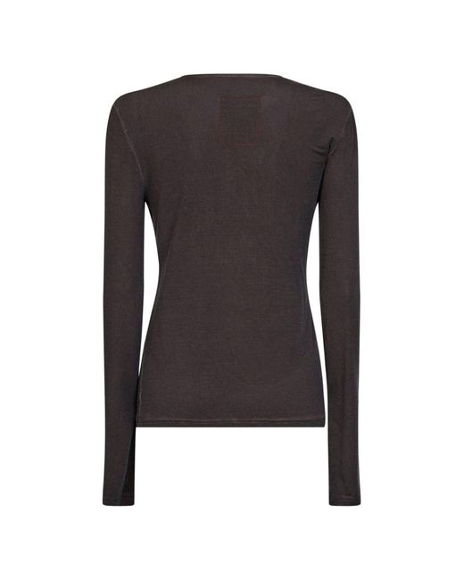 Uma Wang Black Twisted Top
