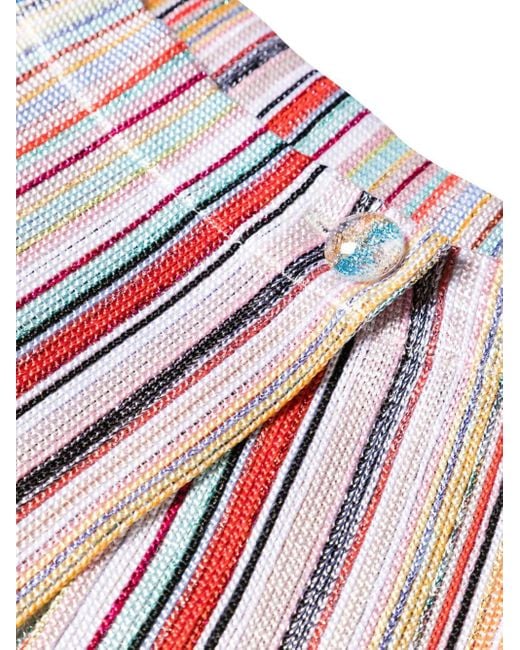 MISSONI BEACHWEAR Multicolor Striped Long Skirt