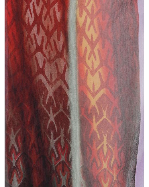 Missoni Red Silk Dressing Gown