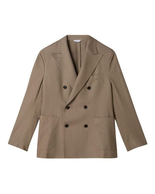 Boglioli Natural Double-Breasted Jacket for men