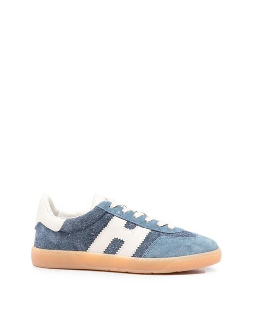 Hogan Blue Cool Leather Sneakers for men