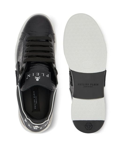 Philipp Plein Black Low-Top Sneaker