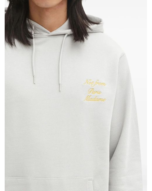 Drole de Monsieur White Sweatshirt With Logo for men