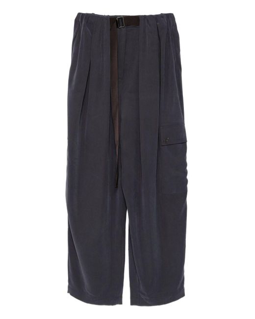 Alysi Blue Wide Leg Trousers