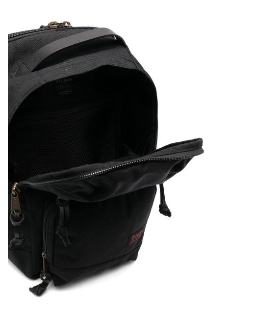 Filson Black Backpack With Logo for men