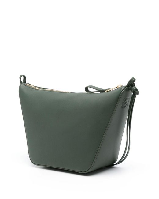 Loewe Gray Mini Hammock Hobo Leather Shoulder Bag