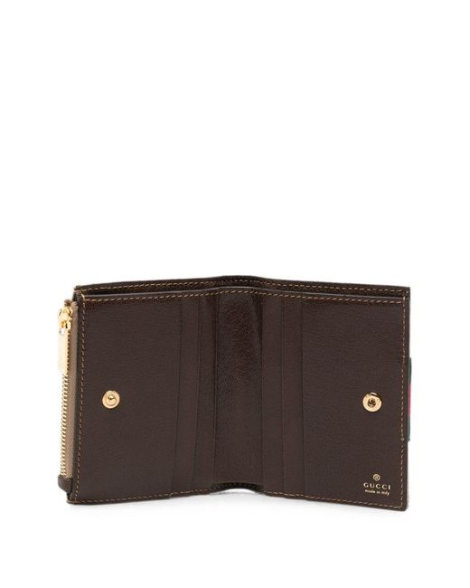 Gucci Black Web Detail Small Wallet