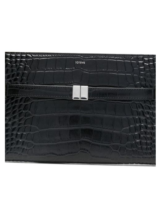 Totême  Black Leather Mini Crossbody Bag