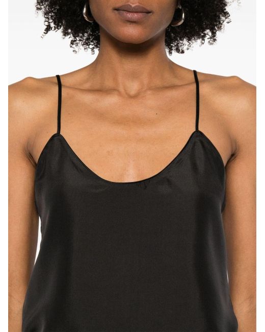Forte Forte Black Silk Top