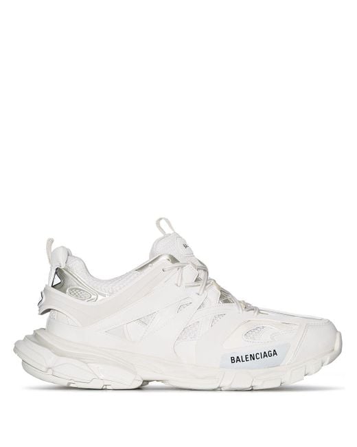 Balenciaga White Track Low-top Sneakers for men