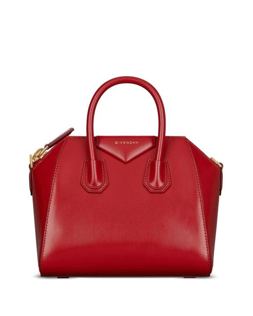 Borsa A Mano Mini Antigona di Givenchy in Red