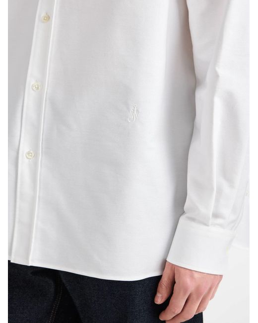 J.W. Anderson White Classic Shirt for men