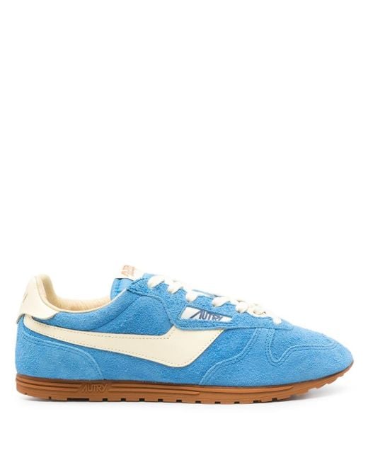 Sneaker Windspin Low di Autry in Blue da Uomo