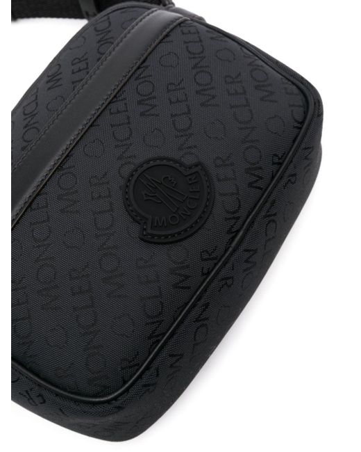 Moncler Black Tech Nylon Crossbody Bag for men