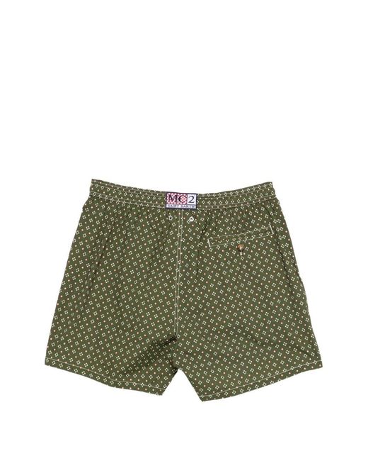 Mc2 Saint Barth Green Swim Trunks for men