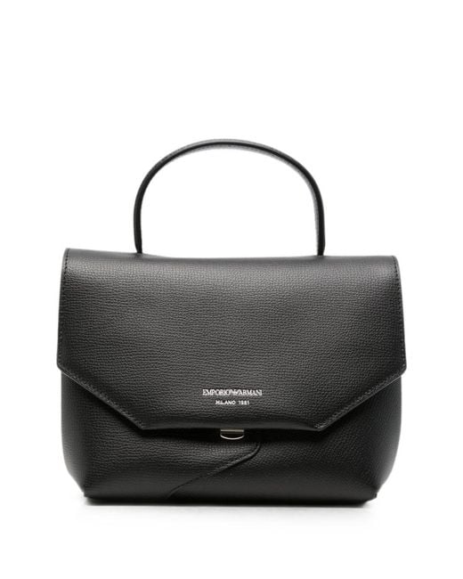 Emporio Armani Black Small Leather Handbag