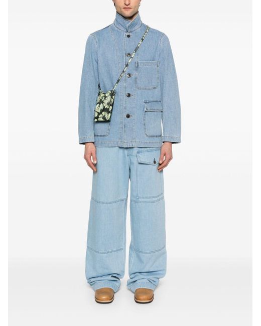 Dries Van Noten Blue Denim Jacket for men