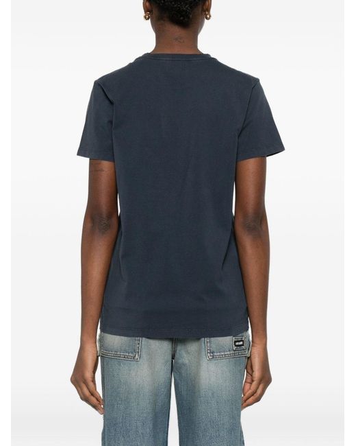 Isabel Marant Blue Aby Cotton T-Shirt