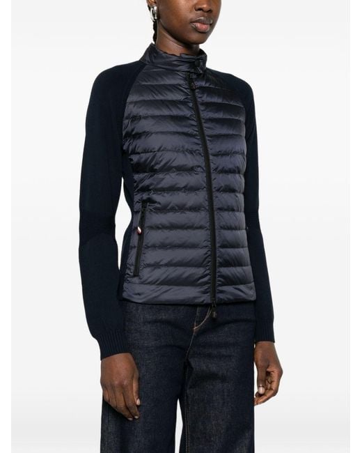 Moncler Blue Padded Cardigan