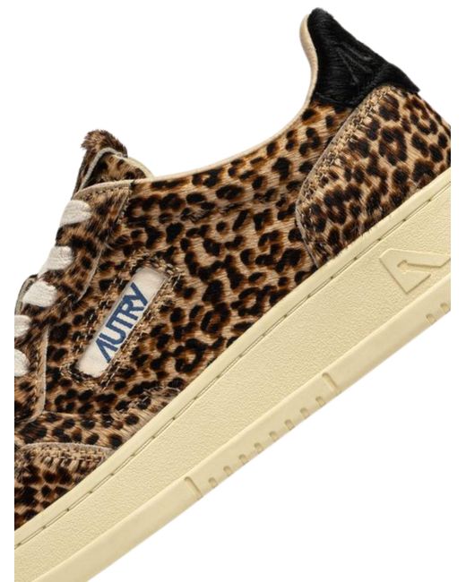 Autry Brown Medialist Low Sneakers