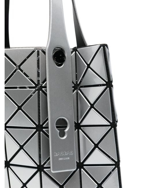 Borsa Shopping Prism di Issey Miyake in White