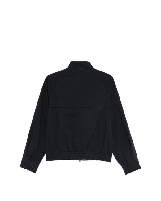 DUNST Black Cotton Blouson Jacket