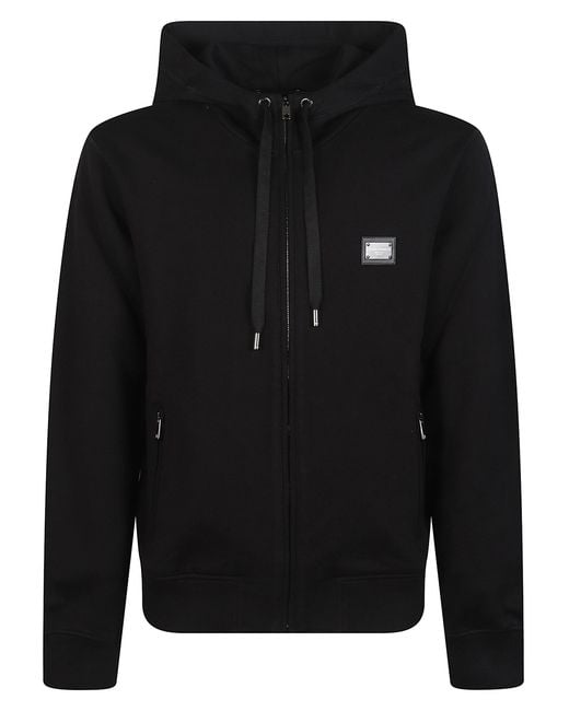 Dolce & Gabbana Black Logo Sweatshirt for men