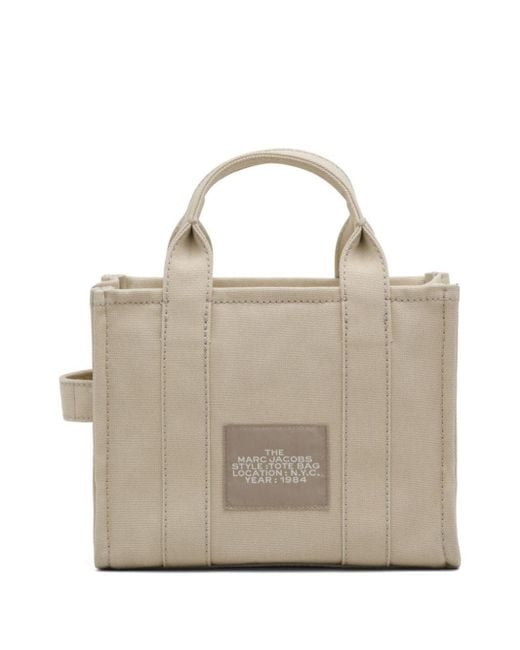 Marc Jacobs Metallic The Tote Bag Small Canvas Tote