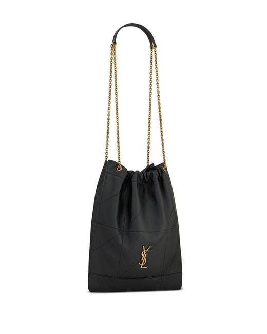 Saint Laurent White Jamie Leather Shoulder Bag