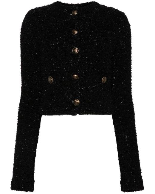 Balenciaga Black Cropped Jacket