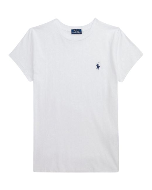 Polo Ralph Lauren White Cotton T-Shirt