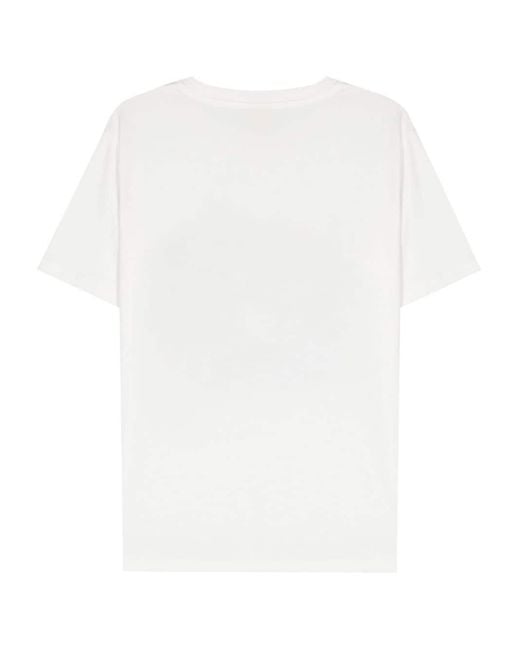Peuterey White Tofino Print Reg Cotton T-shirt for men