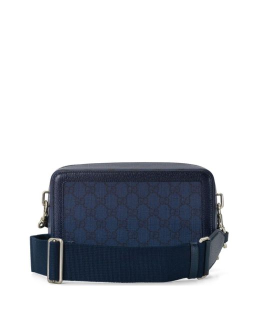 Gucci Blue Mini Ophidia Shoulder Bag for men