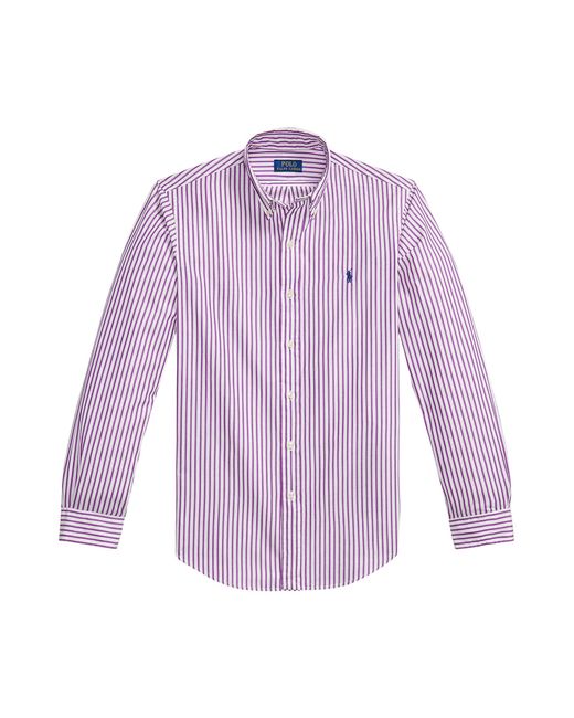 Polo Ralph Lauren Purple Classic Cotton Button-Up Shirt For for men