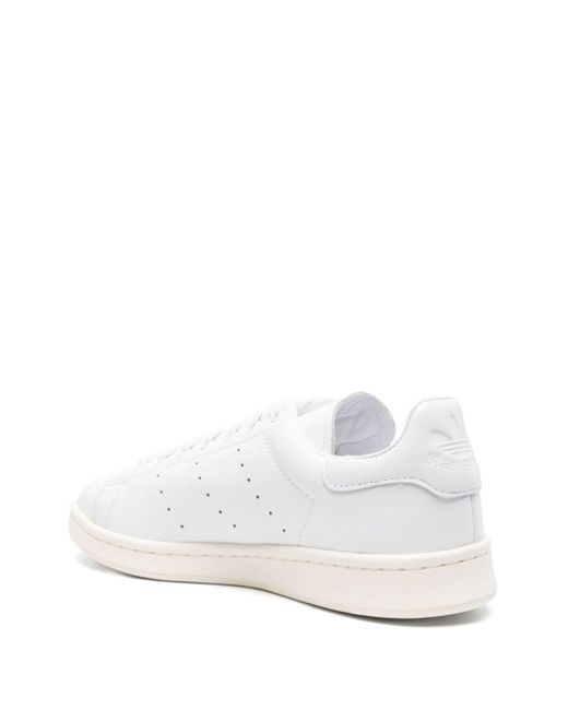 Adidas White Stan Smith Lux Leather Sneakers for men