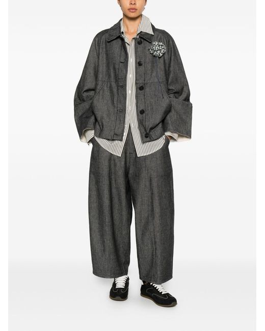 SOH Gray Denim Cotton Jacket