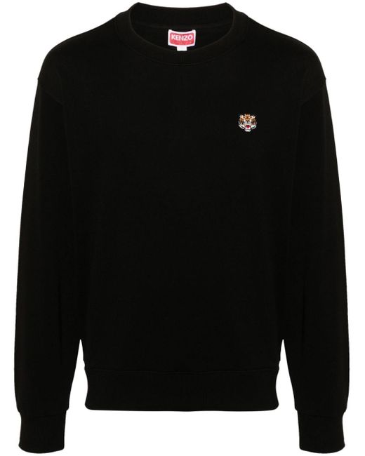 KENZO Classic Sweatshirt With lucky Tiger Embroidery in Black for Men Lyst UK