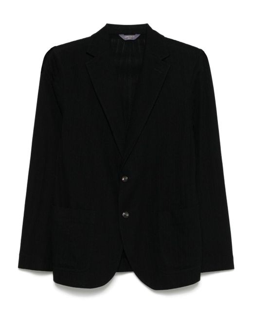Circolo 1901 Black Cotton Single-Breasted Jacket for men