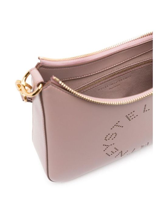 Stella McCartney Pink Stella Logo Shoulder Bag
