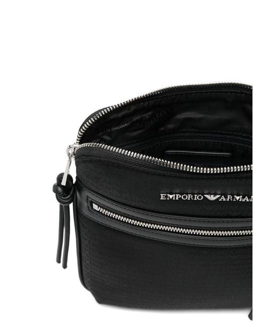 Emporio Armani Black Crossbody Bag for men