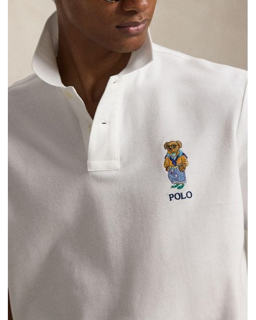 Polo Ralph Lauren White Polo Polo Bear for men