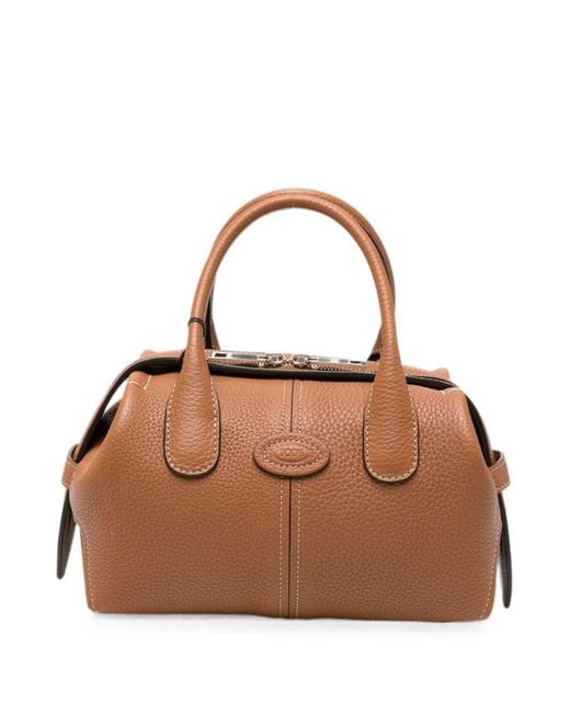 Tod's Brown Di Bag Mini Leather Handbag