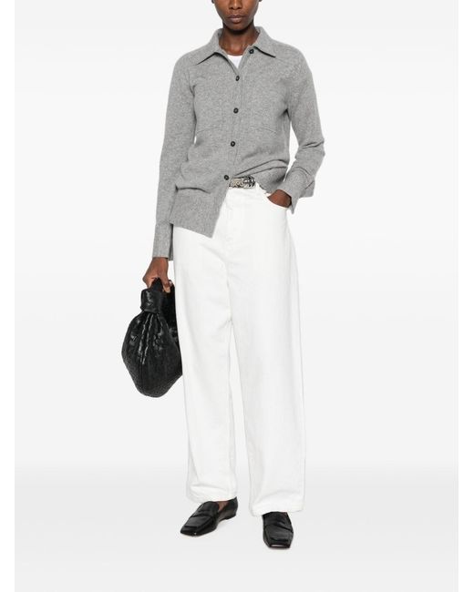 Totême Gray Cashmere Shirt